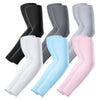 Man comparing UPF 50+ arm sleeves versus sunscreen for outdoor sun protection