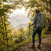 Finvizo 45L Backpack for college hiking club trail scene - back to school outdoor club gear