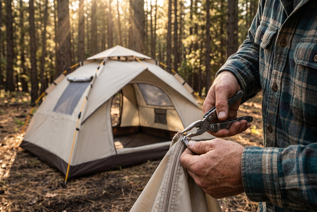 Finvizo camping tent with durable zipper for outdoor adventure - tent zipper repair guide" loading="lazy"