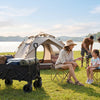 Finvizo folding wagon cart for camping and beach trips - folding wagon faq buyers ask