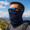 Finvizo Cooling Neck Gaiter for outdoor sun protection hero banner - neck gaiter faq wear wash choose