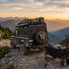 Finvizo overlanding gear setup for a sunset vehicle basecamp - overlanding starter kit vehicle