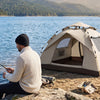 Finvizo pop-up tent used across multiple camping scenes