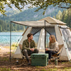 Finvizo Instant Cabin Tent with Porch for family camping - tent with screen porch