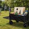 Finvizo Foldable Wagon Cart for campsite game hauling - camping sports