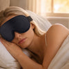 Finvizo 3D Contoured Sleep Eye Mask for side sleeping comfort - sleep mask for side sleepers