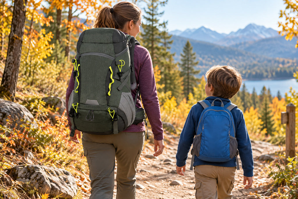 Finvizo adult companion backpack for family trail planning - kids hiking backpack