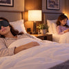 Finvizo adult 3D eye mask in a family travel setting - kids sleep mask