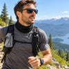 Finvizo cooling tube in a sunny outdoor setting - neck gaiter vs neck warmer