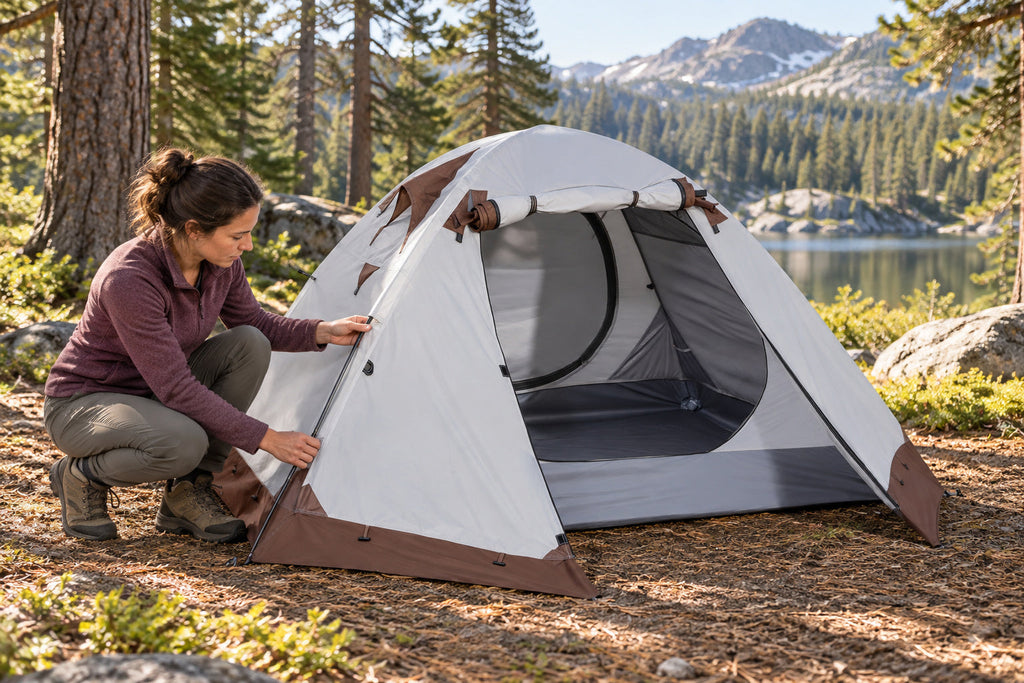Finvizo complete backpacking shelter inspection - replacement tent poles