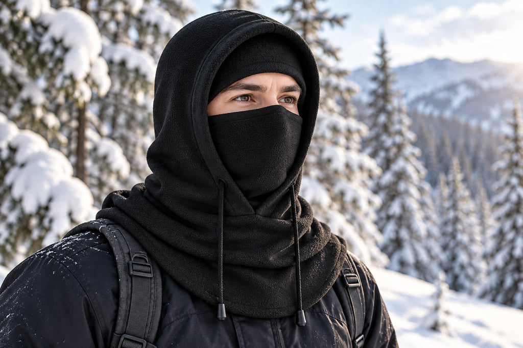 Finvizo fleece ski mask in modern winter use - how do you pronounce balaclava
