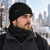 Finvizo Winter Beanie Hats 4-Pack for winter layering - fleece beanie