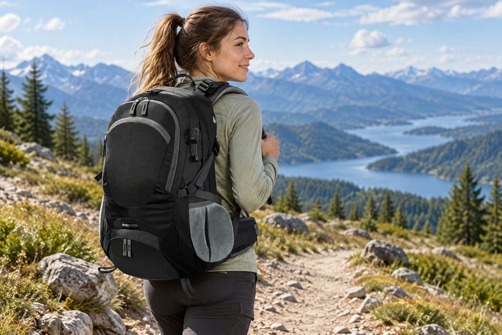 Finvizo 45L Airflow Backpack for a mountain hike - 40l backpack
