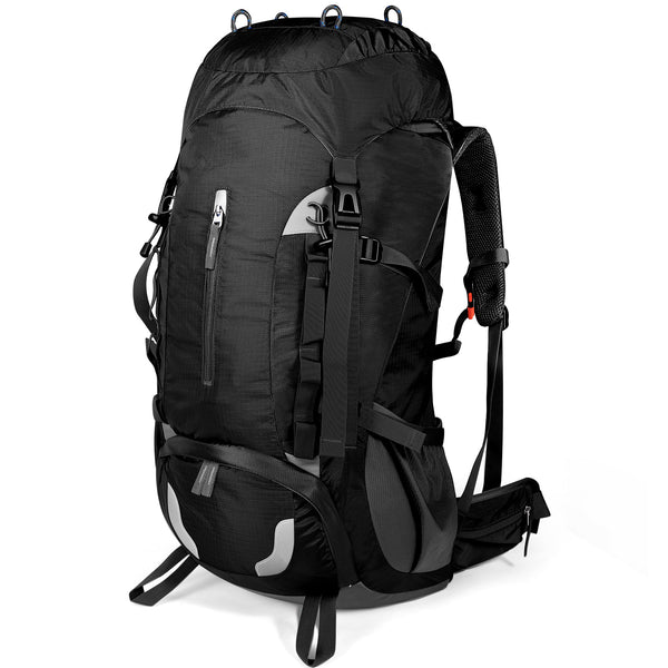Finvizo 55L Internal Frame Backpack with Adjustable Suspension - Heavy-Duty Trekking Bag for Long Hikes