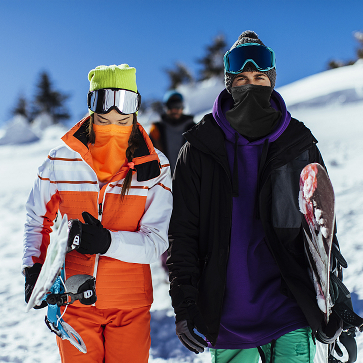 Sun Cooling Neck Gaiter Face Cover(4 Pack)