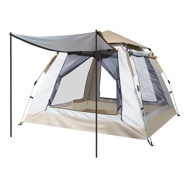 3-4/6-8 Person Instant Pop Up Camping Tent with Porch