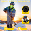 Finvizo Winter Neck Warmer Gaiter (4 Pack) | Hi Vis Reflective Windproof Face Cover for Night Running & Outdoor Work