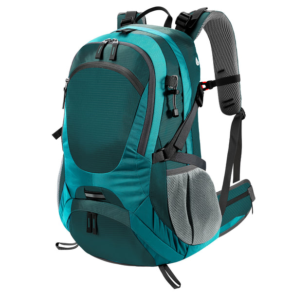 Finvizo 45L Hiking Backpack with Airflow Frame & Laptop Compartment - Breathable Daypack for Outdoor & Travel