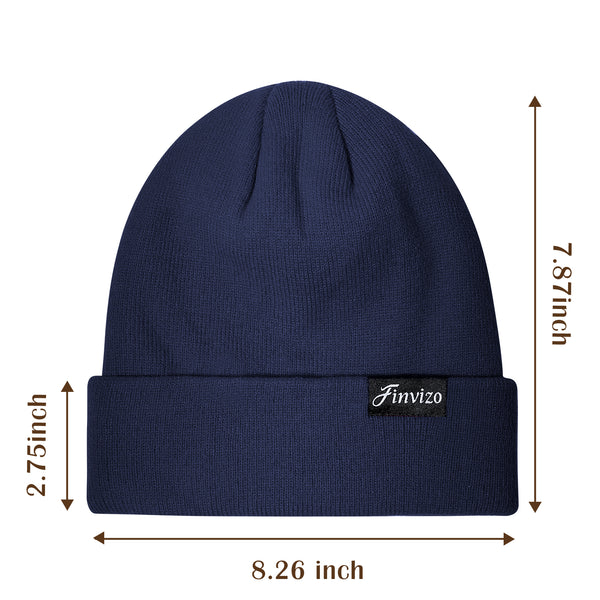 Warm Winter Beanie Hats Set