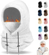 Finvizo Winter Balaclava Ski Mask - White