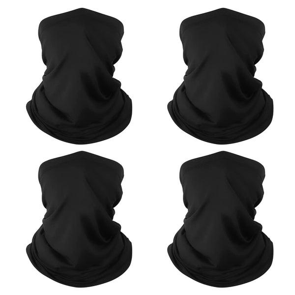 Finvizo Breathable Neck Gaiter (4/8 Pack) | Cooling UV Sun Protection Face Mask for Fishing & Cycling