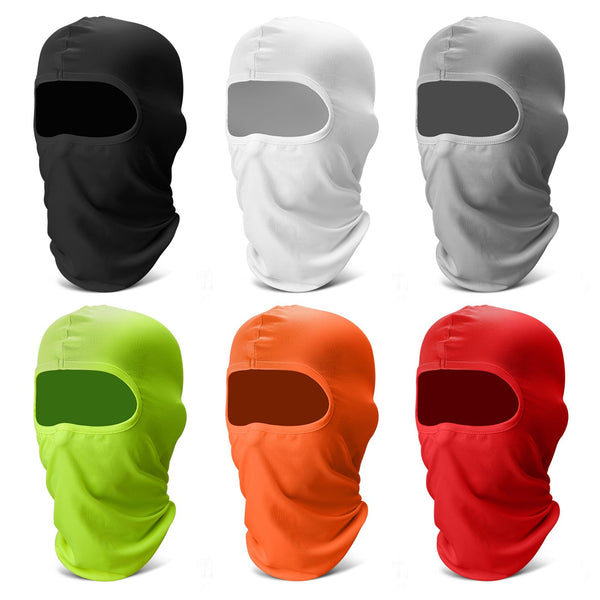 Finvizo 6-Pack Cooling Balaclava Ski Mask | Thin Helmet Liner & Sun Protection for Motorcycling
