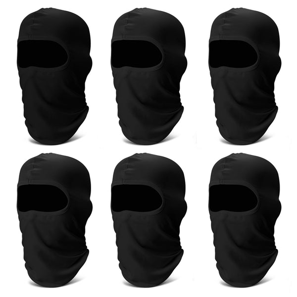 Finvizo 6-Pack Cooling Balaclava Ski Mask | Thin Helmet Liner & Sun Protection for Motorcycling