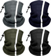 Hi vis reflective neck gaiter 4 pack worn for night running and outdoor work