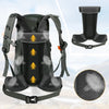 Finvizo 50L Camping Backpack with Rain Cover - Large Capacity Hiking Rucksack