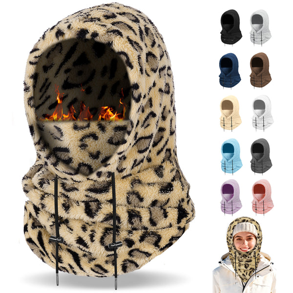Finvizo Winter Balaclava Ski Mask | Windproof Fleece Warm Face Cover Hood for Skiing Snowboarding & Cycling