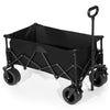 Finvizo space-efficient collapsible wagon cart with 600 lbs load capacity
