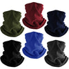 Finvizo Adjustable Winter Neck Warmer (4/6 Pack) | Fleece Ski Face Mask with Drawstring for Snowboard & Running