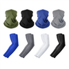 Finvizo Cooling Neck Gaiter and Arm Sleeves Set – UPF 50+ sun protection for fishing and water sports