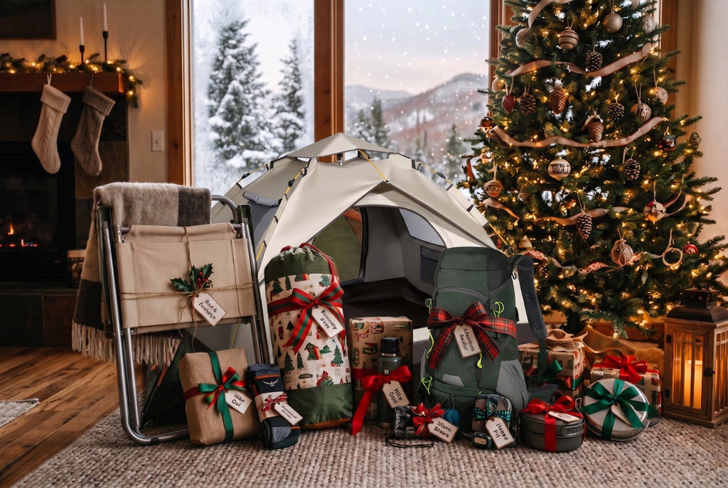 Finvizo camping gear gift set for holiday outdoor presents - holiday gift guide campers hikers" loading="lazy" 