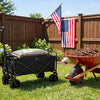 Finvizo folding wagon for gardening and yard work - wagon vs wheelbarrow gardening comparison