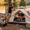 Finvizo instant tent for first-time campers in a USA state park - camping for beginners first trip