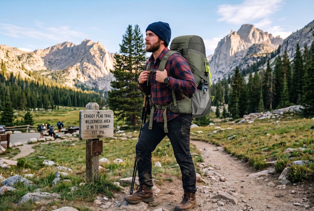 Finvizo 45L Travel Backpack for weekend camping trip packing - pack light weekend camping" width="1200" height="630" loading="eager"