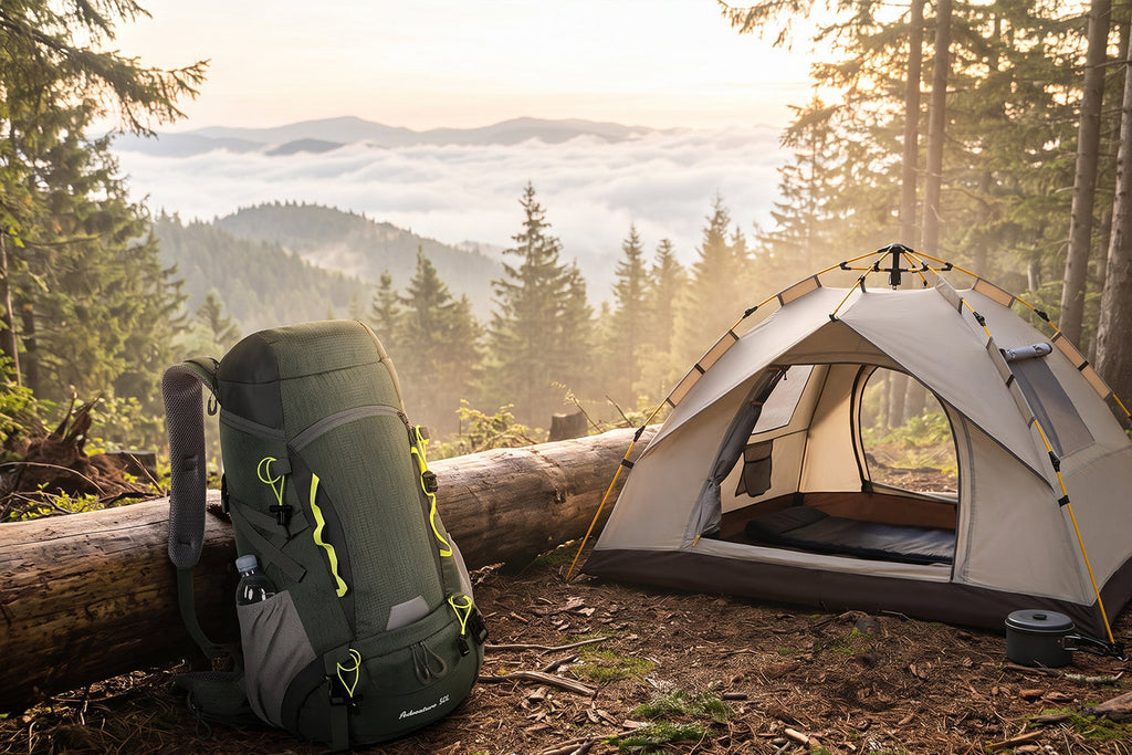 Finvizo 50L Backpack for a family Smoky Mountains camping trip - great smoky mountains camping