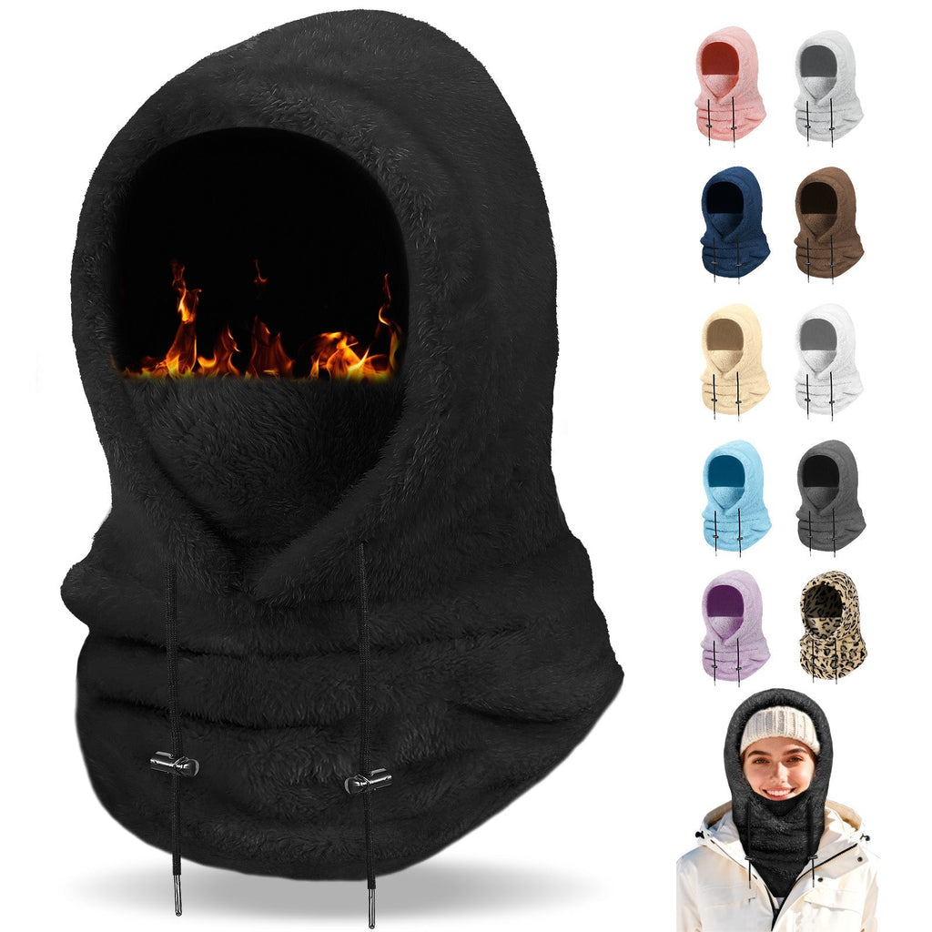 Finvizo black balaclava ski mask for cold weather outdoor protection