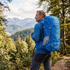 Finvizo 50L Ventilated Backpack for back-friendly hiking trips - camping back pain supportive gear