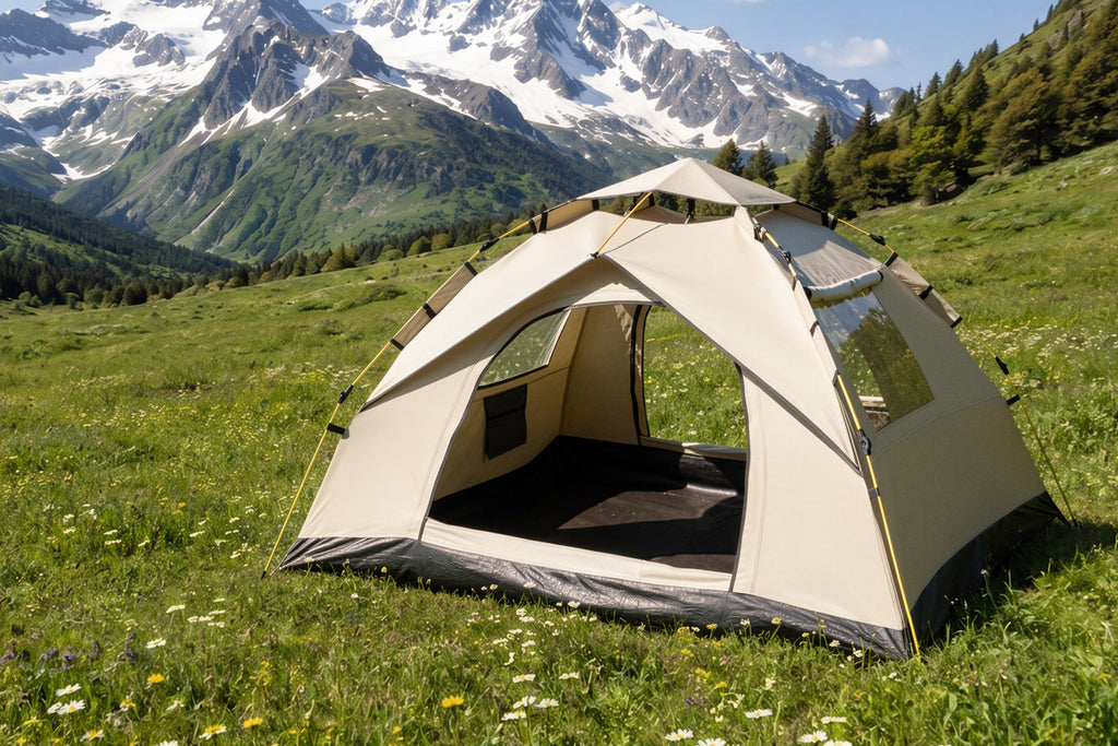 Finvizo Camping Tent for spring inspection and seam sealing - spring camping prep dewinterize gear
