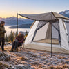 Finvizo instant cabin tent for cold shoulder-season camping - winter camping tent