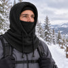 Finvizo full-face fleece mask in a winter commute comparison - half balaclava