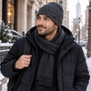 Finvizo cuffed knit hats for secure winter styling - how to wear a beanie