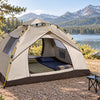 Finvizo instant tent at a family campsite - how much is a tent