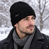 Finvizo Winter Beanie Hats 4-Pack for winter layering - wool beanie hat