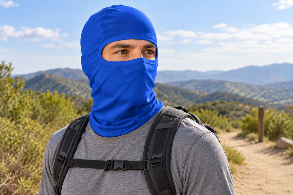 Finvizo Cooling Balaclava for a trail walk - balaclava moisture wicking