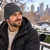 Finvizo cuffed knit hat for comfortable winter wear - beanie for a big head