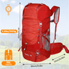 Finvizo 50L Ultralight Hiking Backpack with Rain Cover - Lightweight Foldable Travel Daypack