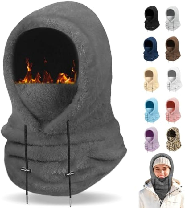 Finvizo Winter Balaclava Ski Mask - Darkgrey